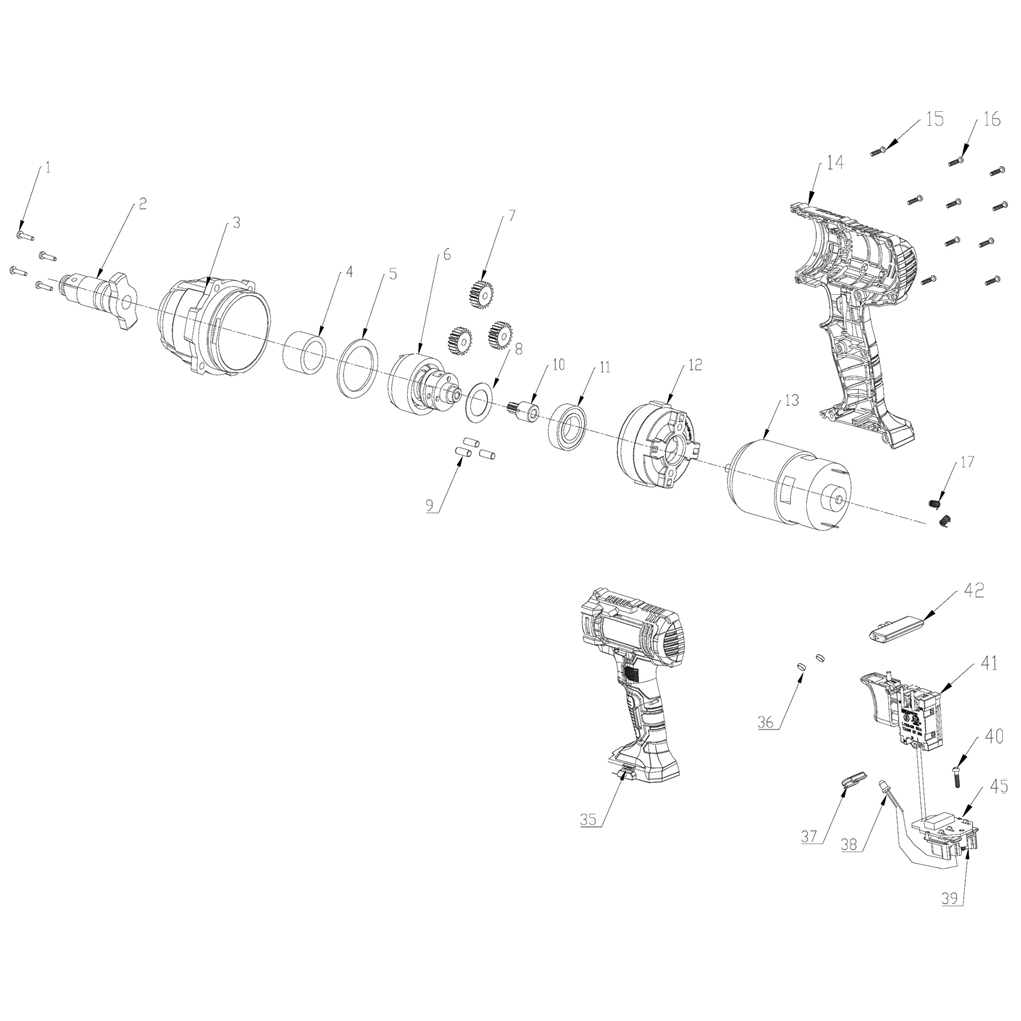 Гайковерт ударный, без АКБ, в коробке ГУЛ-255