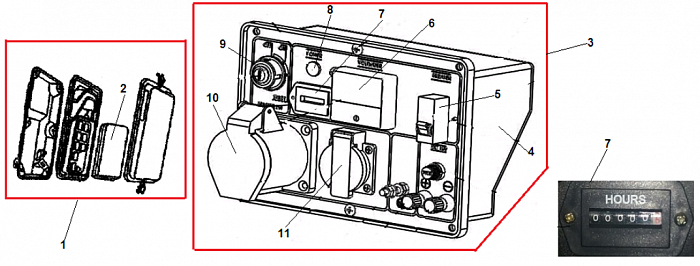 13 ВОЗДУШНЫЙ ФИЛЬТР ГЕНЕРАТОР CHAMPION LPG6500E