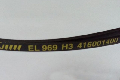 Ремень черный для стиральной машины Dayco 969 H3 EL