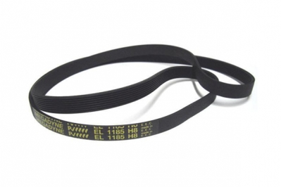 Ремень черный для стиральной машины Megadyne 1185 H8 EL (черный)