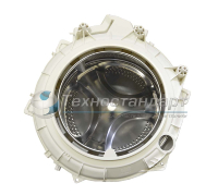 Бак стиральной машины Indesit, Ariston в комплекте со шкивом, без тэна, код 282747, 291058, возможная замена 145034, 282801